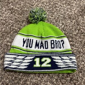 Seattle Seahawks "You Made Bro" Ski Hat Beanie #12 Russell Wilson